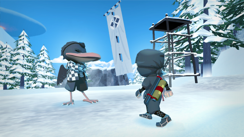 Illustration for article titled Snowbound Mini Ninja Screens